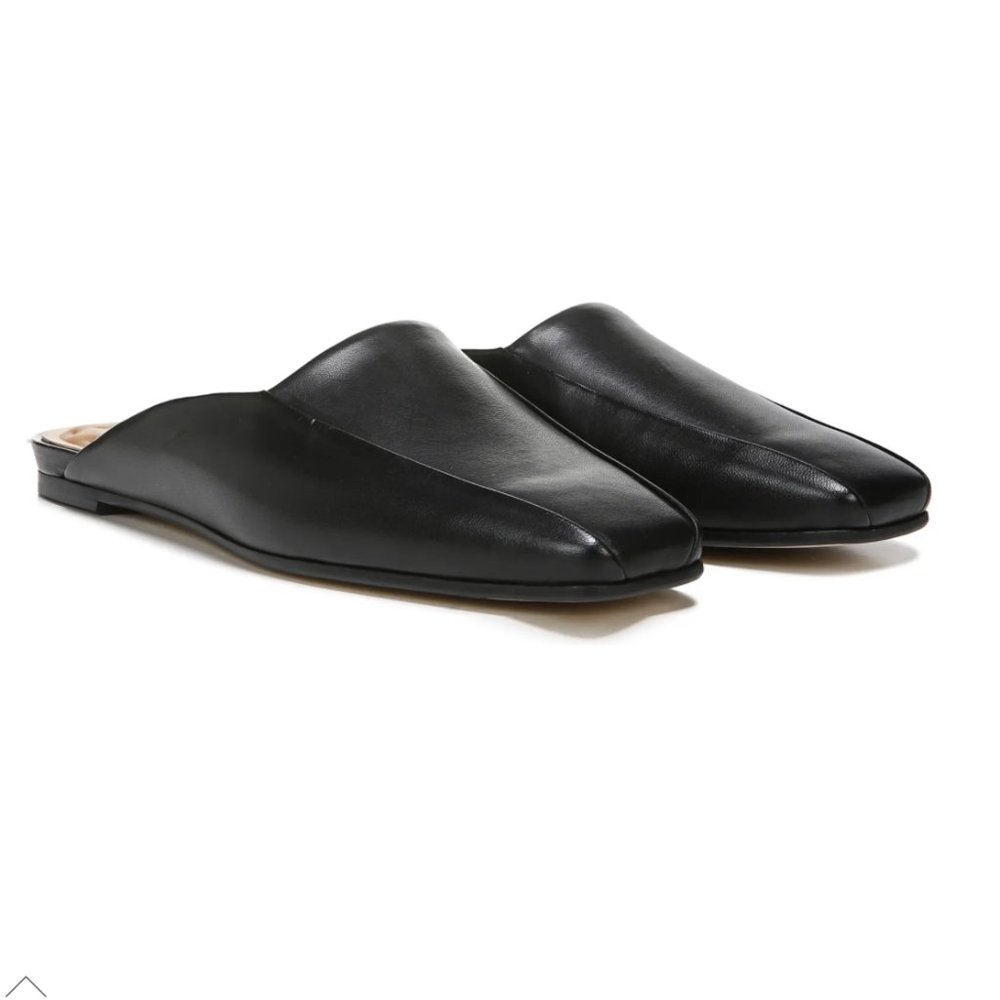 Franco Sarto Black Leather Loafers